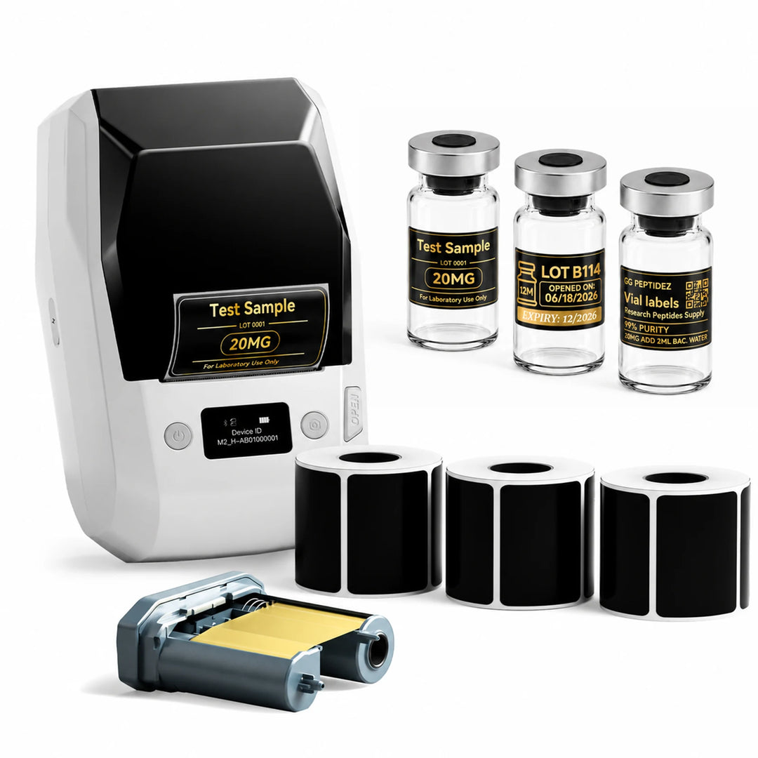NIIMBOT M2 2-Inch Label Maker for Vial Bottle Labels, Lab Storage & Sample Organization