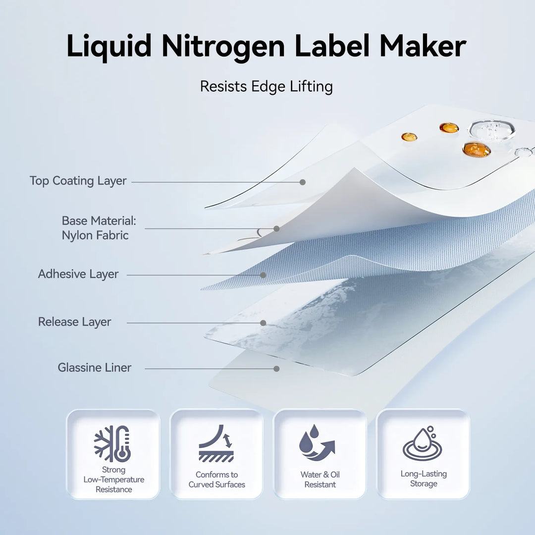 NIIMBOT M2 Liquid Nitrogen Label Printer – 300 DPI Thermal Transfer Printer