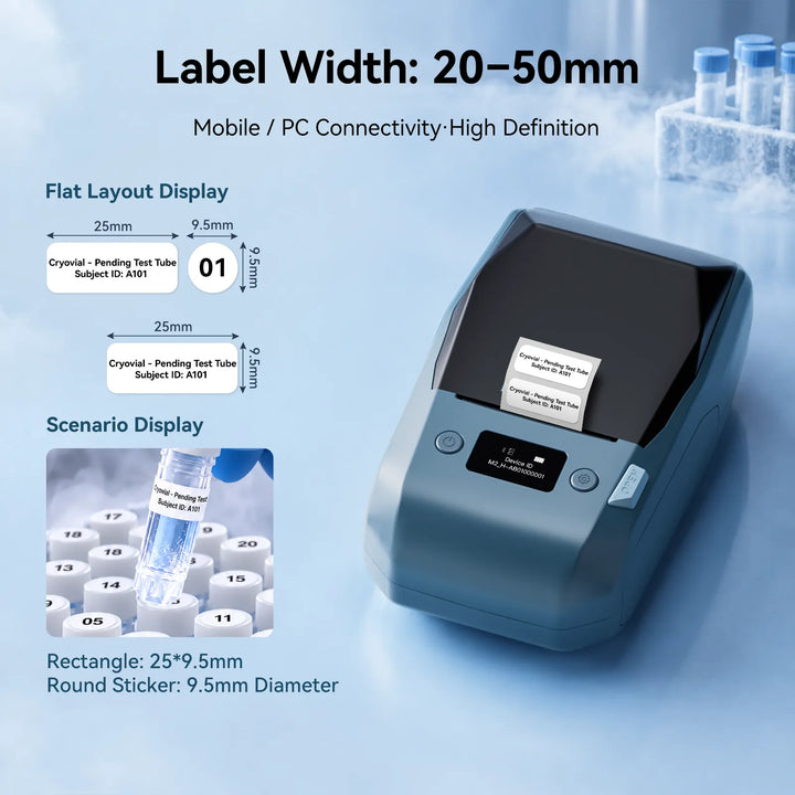 NIIMBOT M2 Liquid Nitrogen Label Printer – 300 DPI Thermal Transfer Printer