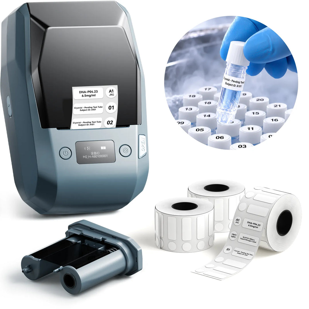 NIIMBOT M2 Liquid Nitrogen Label Printer – 300 DPI Thermal Transfer Printer