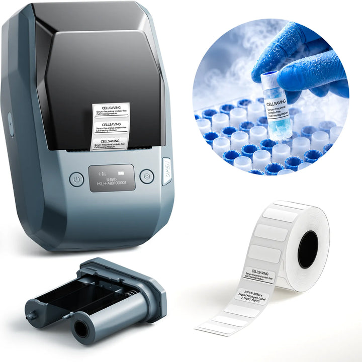 NIIMBOT M2 Liquid Nitrogen Label Printer – 300 DPI Thermal Transfer Printer