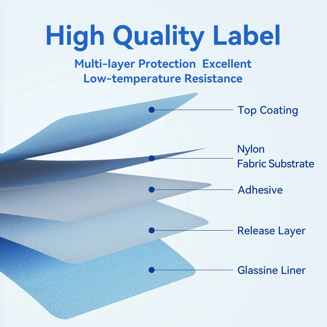 NIIMBOT Liquid Nitrogen Label Stickers for N1,  -196°C Low Temperature Resistant