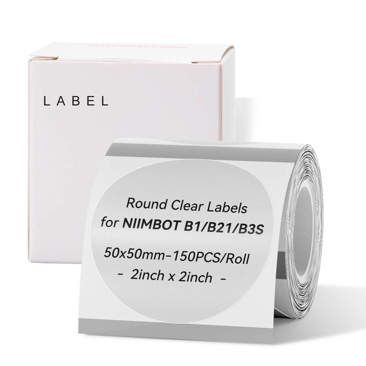 Clear Label Tape for B21, B1, B3S