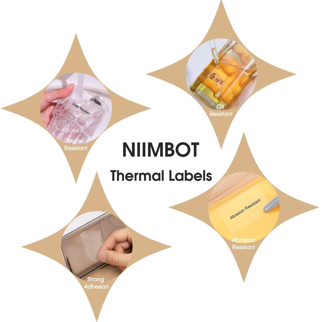 NIIMBOT Label 2'' x 2''-150pcs(50x50mm) for B1/B21/B3S - NIIMBOT