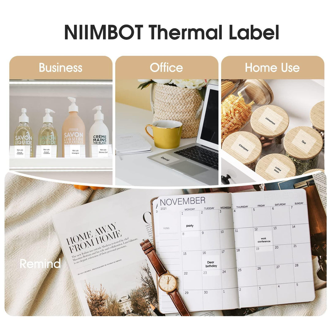 NIIMBOT Label 2'' x 2''-150pcs(50x50mm) for B1/B21/B3S - NIIMBOT