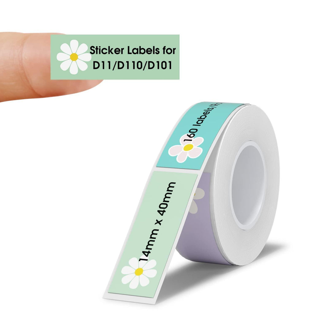 NIIMBOT Spring Label for D11, D110, D101, Freshen Up Your Labeling with Vibrant Colors - NIIMBOT