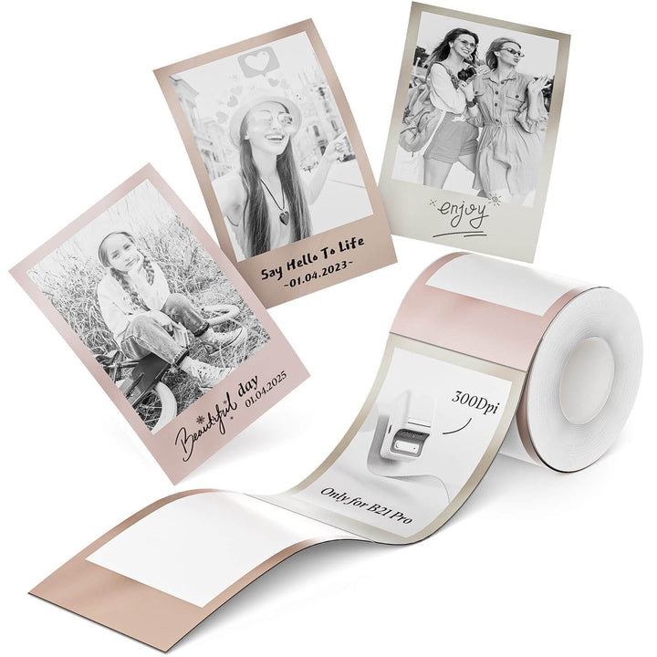 Photo Papers, Red&Black Labels for B21 Pro