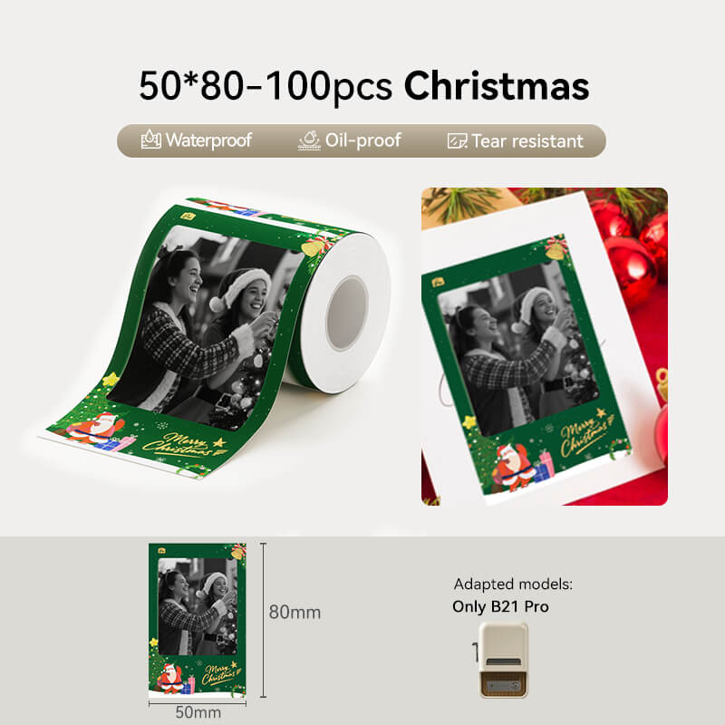 Photo Papers, Red&Black Labels for B21 Pro