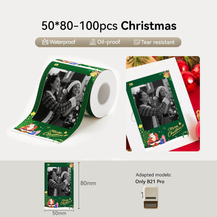 Photo Papers, Red&Black Labels for B21 Pro