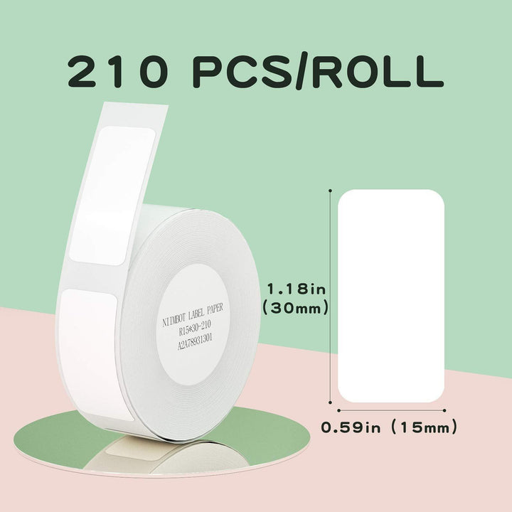 NIIMBOT Label 0.59'' x 1.97''-130pcs(15*50mm) for D11/D110/D101 - NIIMBOT