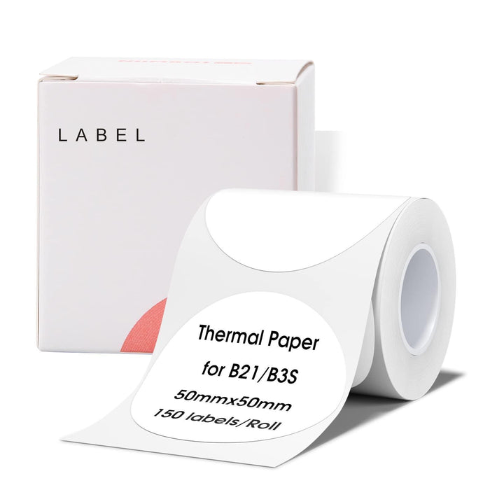 Label Maker Tape Compatible for NIIMBOT B21 and B3S, Cable Label Printer  Paper Waterproof Anti-Oil Scratch-Resistant Sticker Cable White
