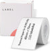 NIIMBOT White Label Tape for B21, B1, B3S, Simplify Organization and Labeling - NIIMBOT