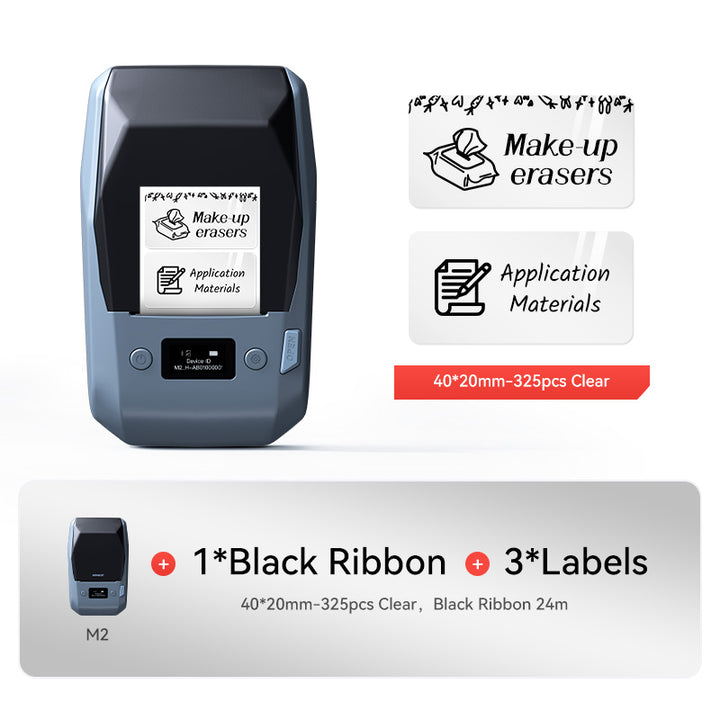 NIIMBOT M2 Thermal Transfer Label Maker, Smart Color Printing with Phones & PC for Office, Lab, Vial Bottle