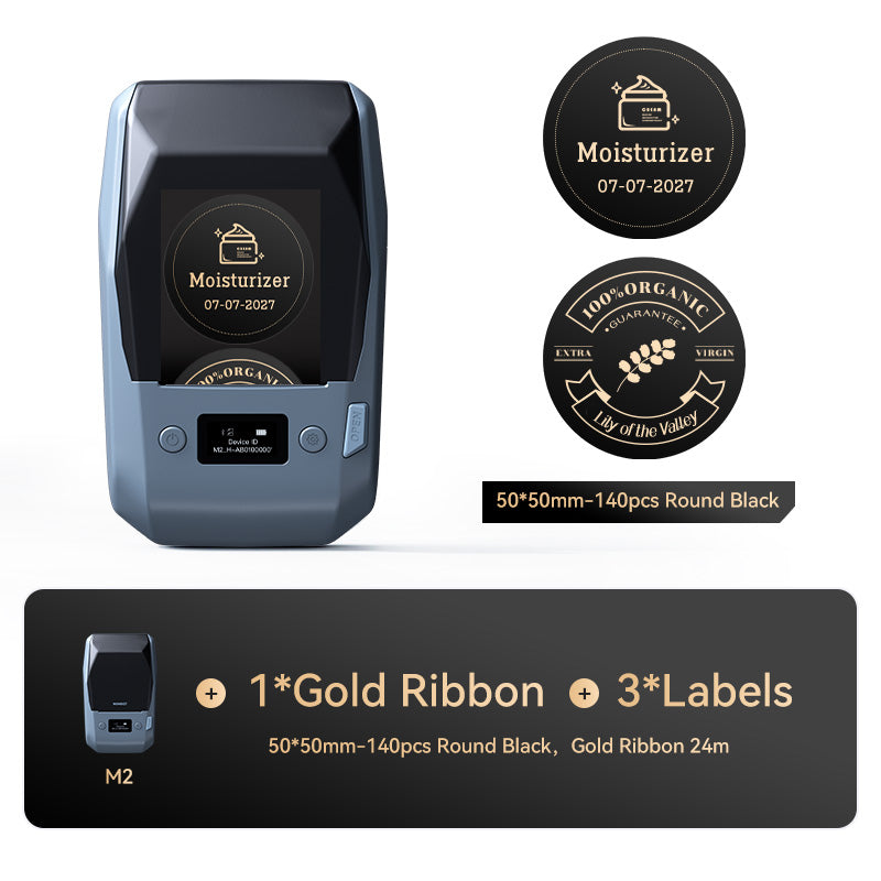 NIIMBOT M2 Thermal Transfer Label Maker, Smart Color Printing with Phones & PC for Office, Outdoor Equipment