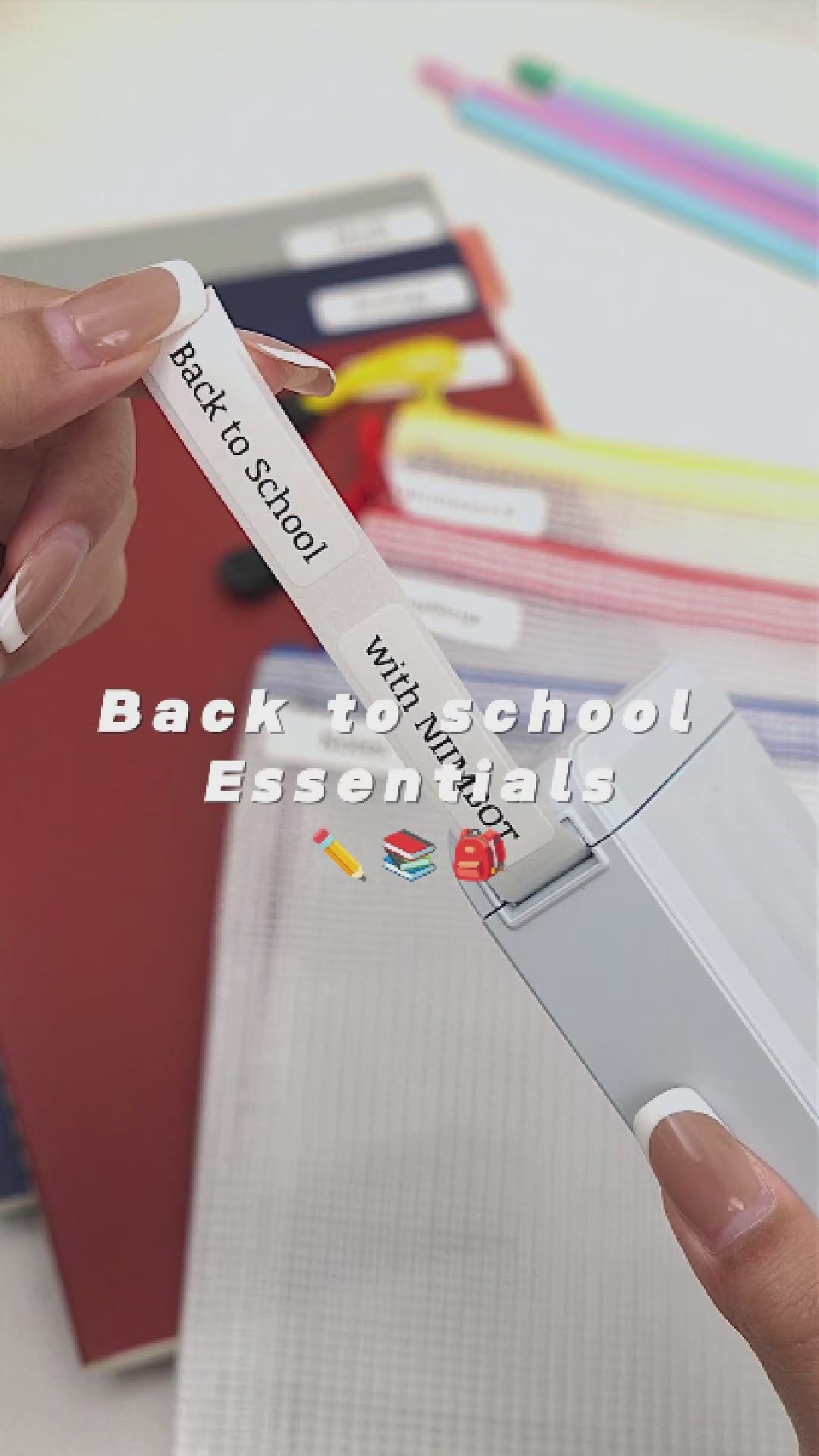 NIIMBOT D110 Αναβαθμισμένος θερμικός διακόπτης Mini Label Maker Bluetooth για το Office Home School