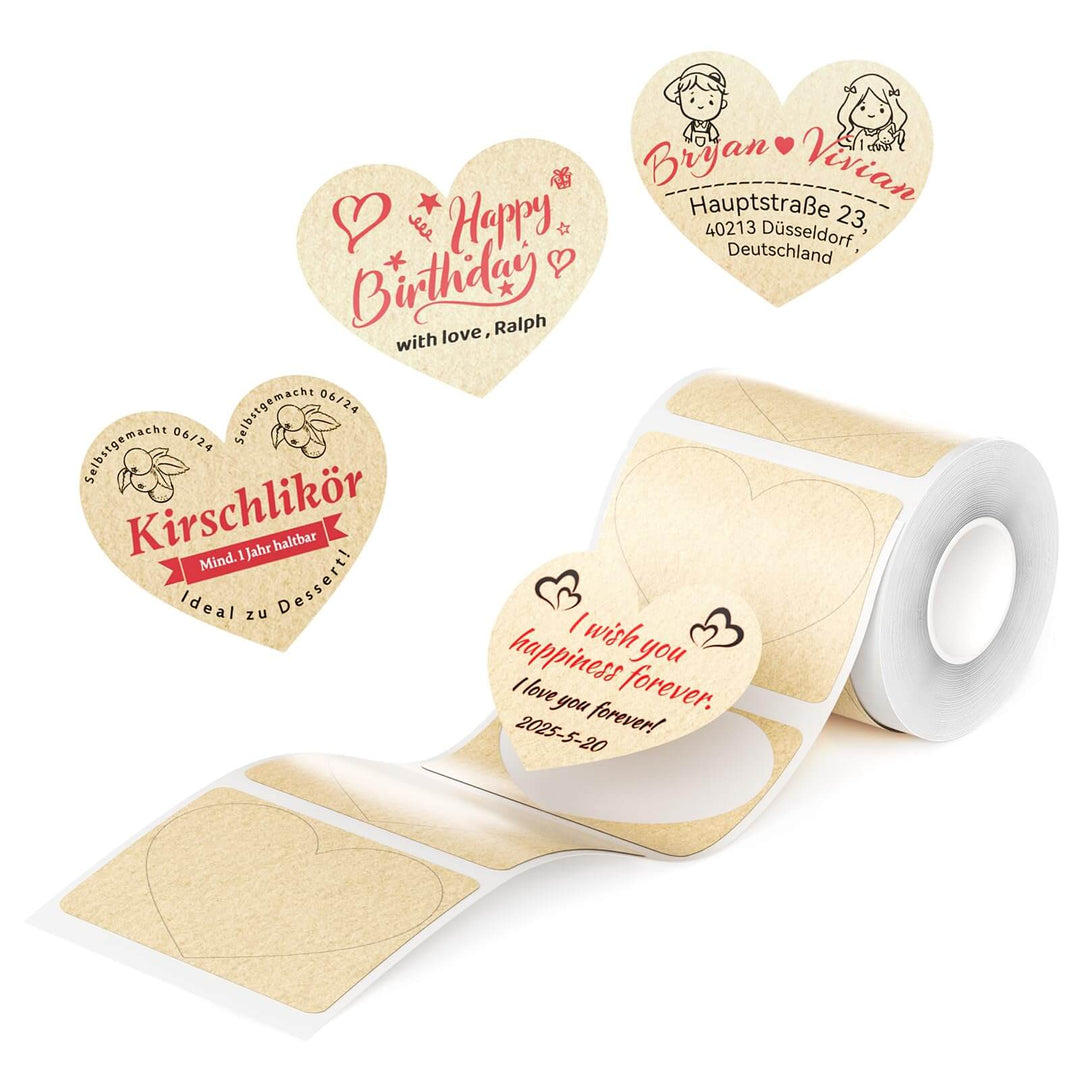 Photo Papers, Red&Black Labels for B21 Pro