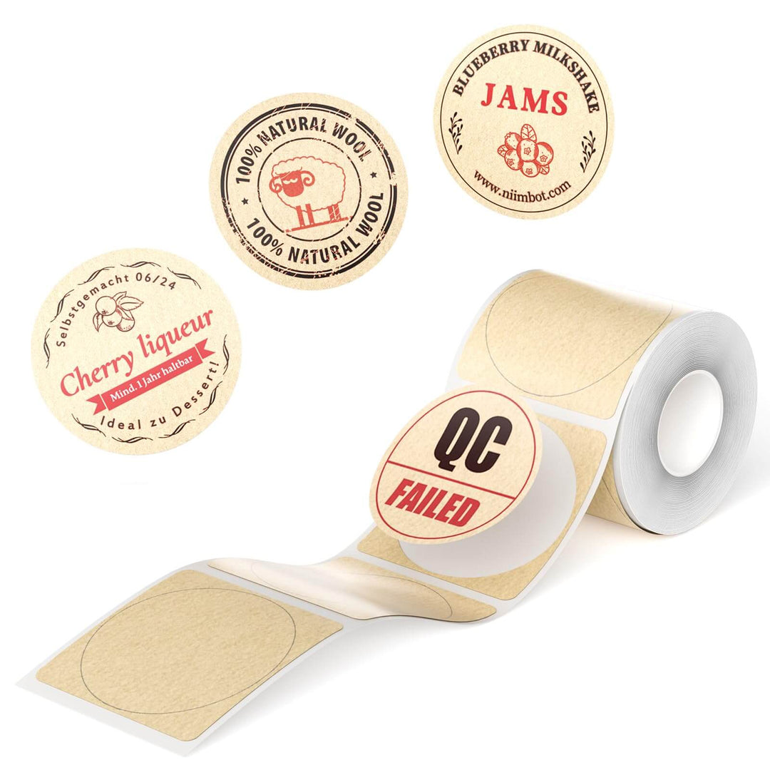 Photo Papers, Red&Black Labels for B21 Pro